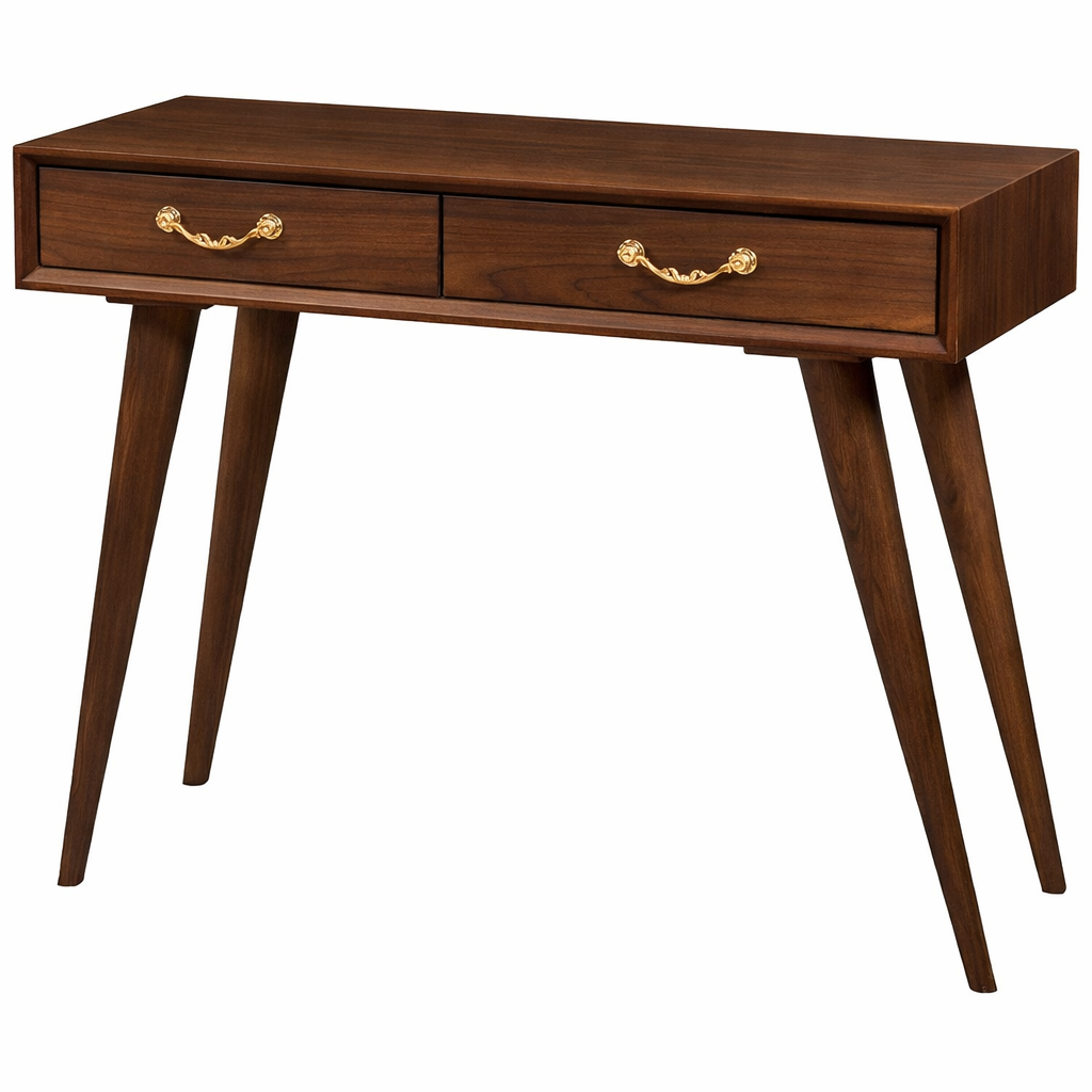 Evim Hizmet 100 Cm Koyu Ceviz Retro Dresuar