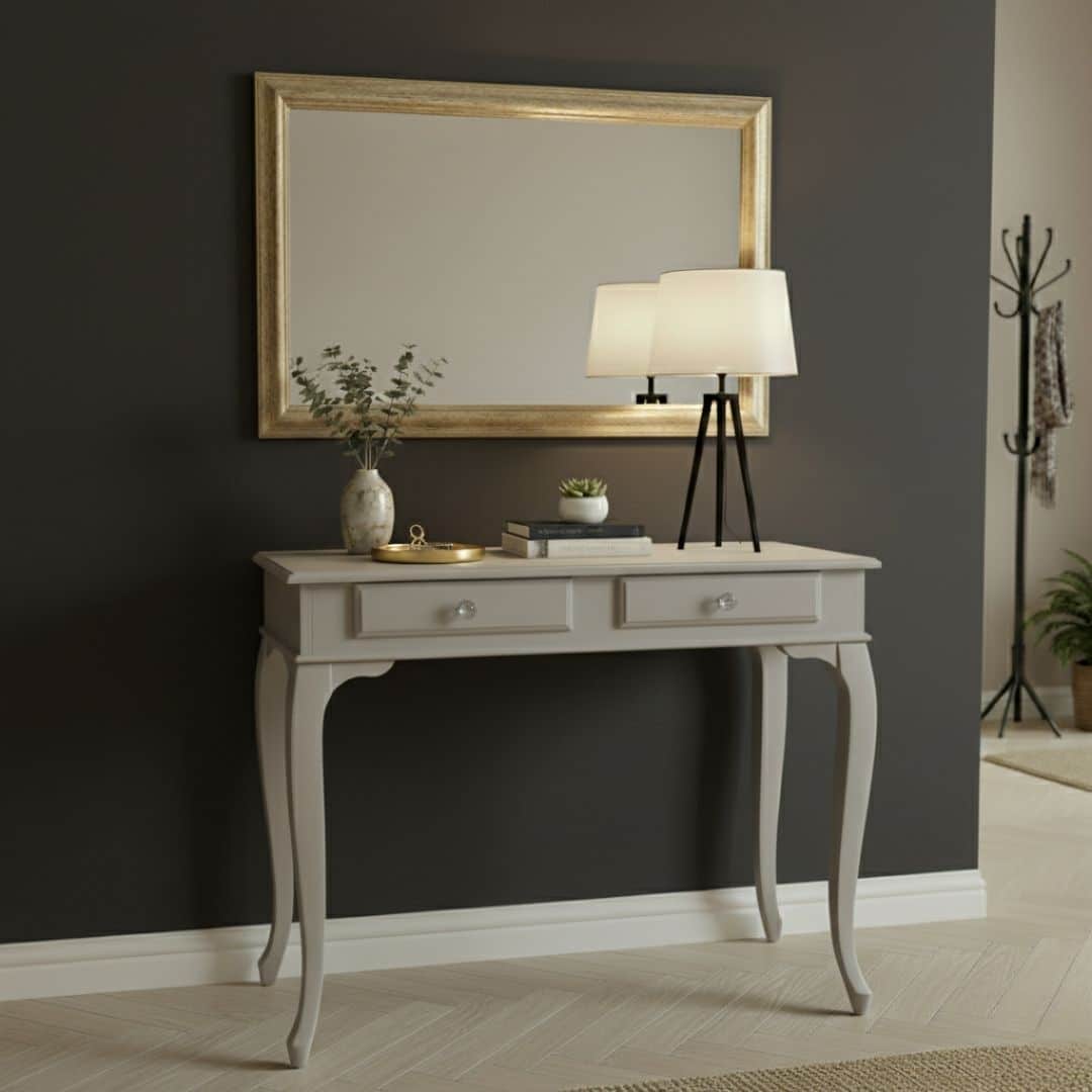 100 Cm Çekmeceli Gri Dresuar