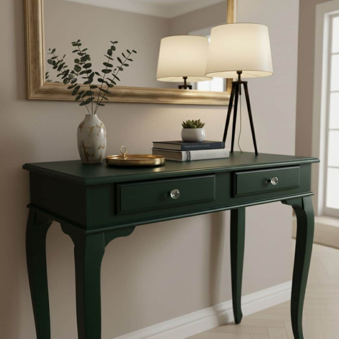 100 Cm Çekmeceli Kaktüs Yeşili Dresuar - Görsel 4