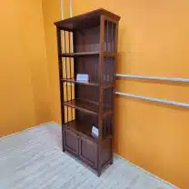 Evim Hizmet Ceviz Çıtalı Kitaplık