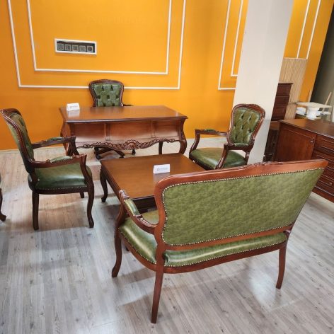 Evim Hizmet Royal Ceviz Oymalı Ofis Takımı - Görsel 6