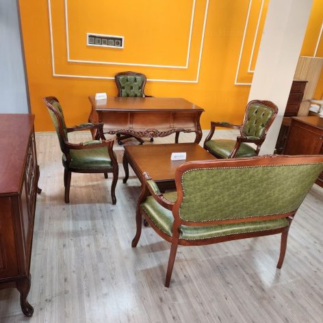 Evim Hizmet Royal Ceviz Oymalı Ofis Takımı - Görsel 4