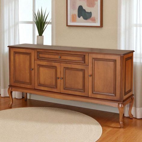 Evim Hizmet Açık Ceviz 180 Cm Dolaplı Konsol - Görsel 2