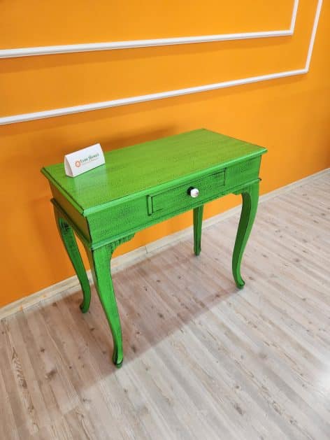 Evim Hizmet 80 Cm Lükens Yeşil Eskitme Dresuar - Görsel 4