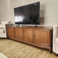 Evim Hizmet 200 Cm Lükens 4 Kapaklı Ceviz Tv Sehpası