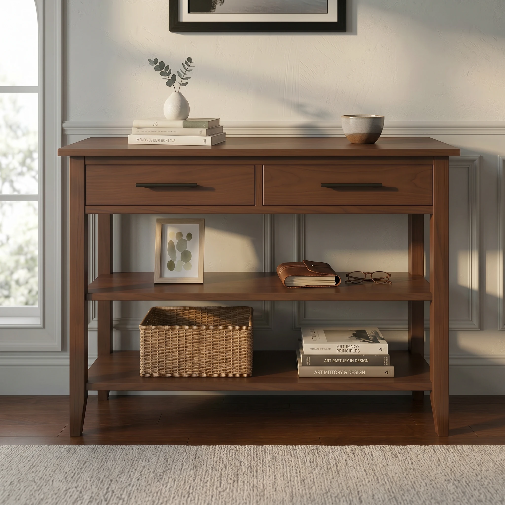 Evim Hizmet 120 Cm Ceviz Nostal Dresuar - Görsel 2