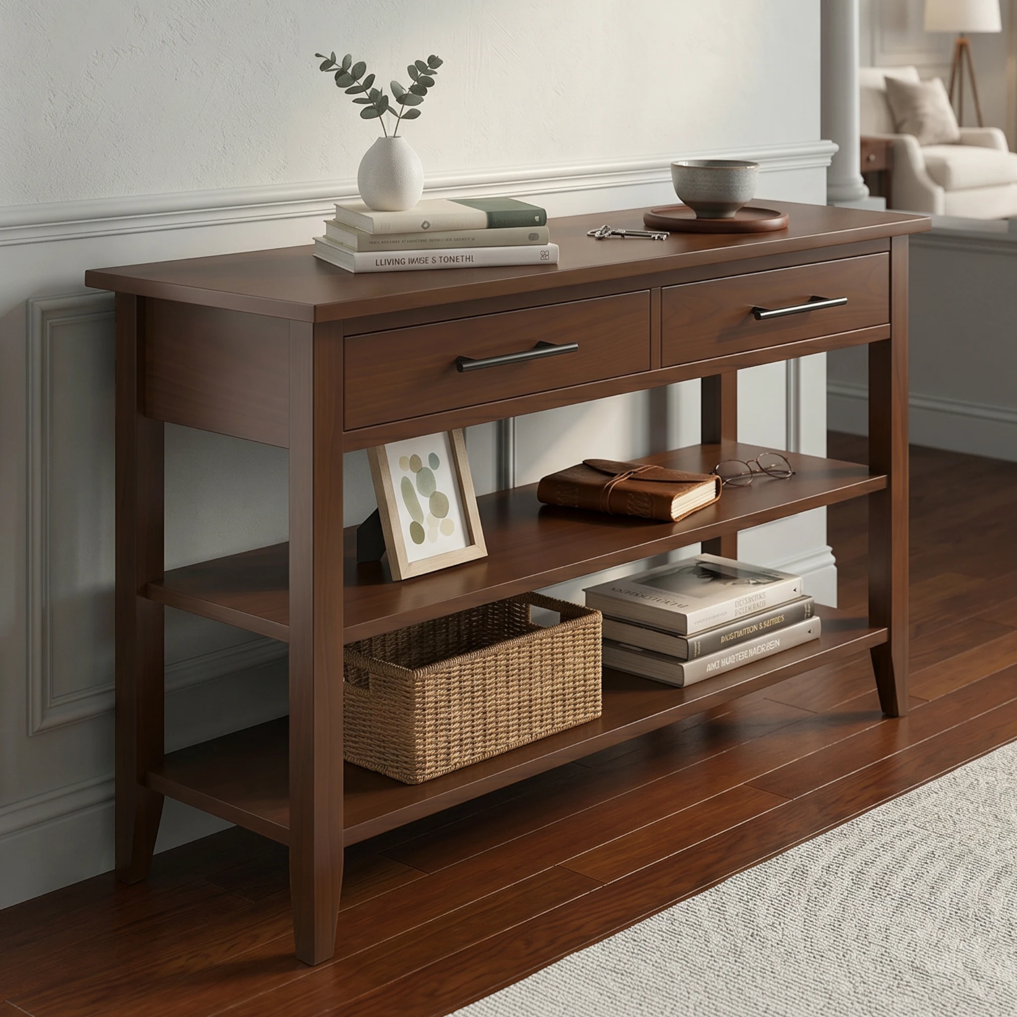 Evim Hizmet 120 Cm Ceviz Nostal Dresuar