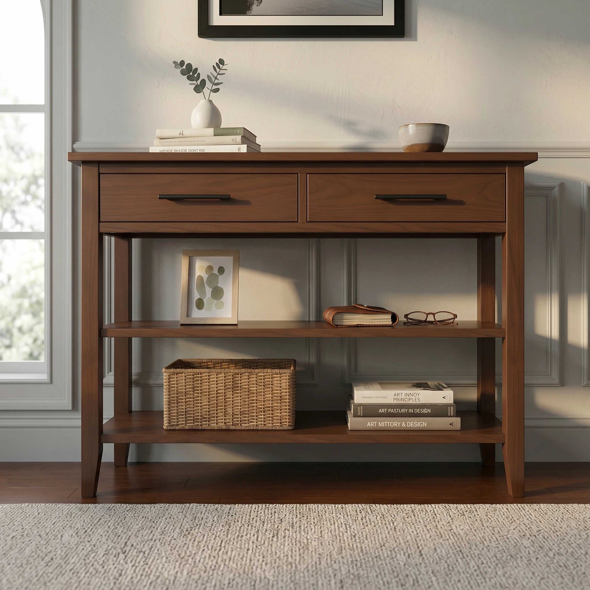 Evim Hizmet 120 Cm Ceviz Nostal Dresuar - Görsel 6