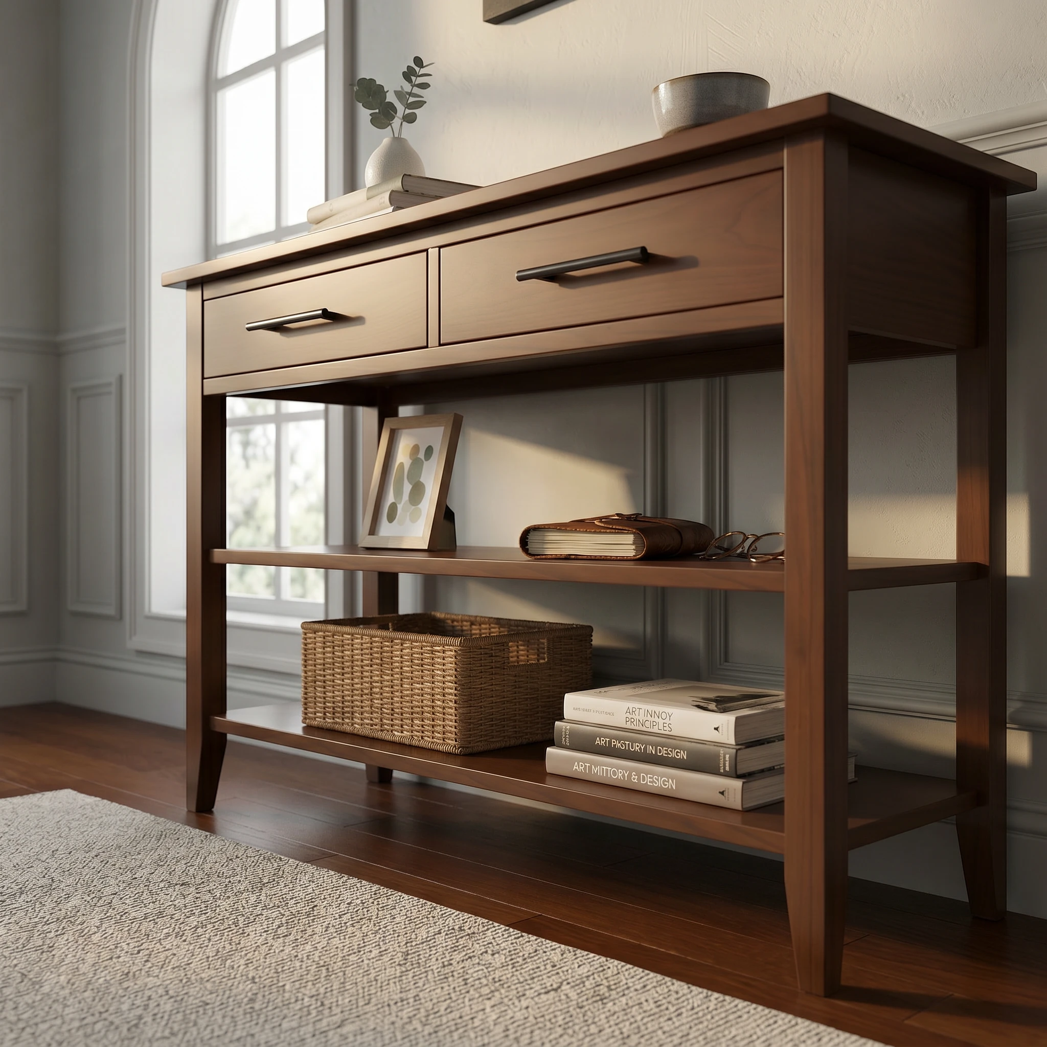 Evim Hizmet 120 Cm Ceviz Nostal Dresuar - Görsel 3