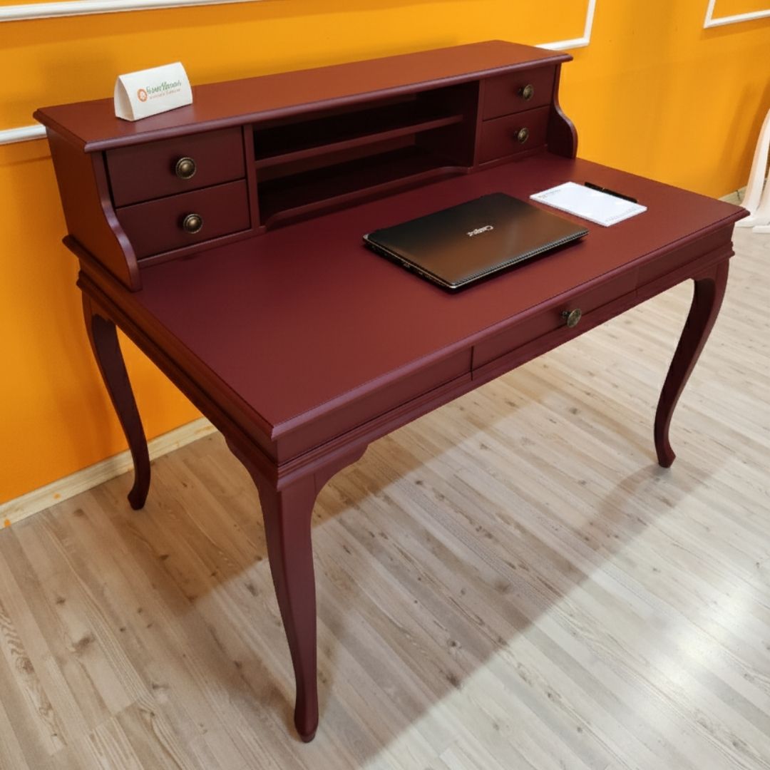 Evim Hizmet 120 Cm Bordo Lükens Çalışma Masası - Görsel 3