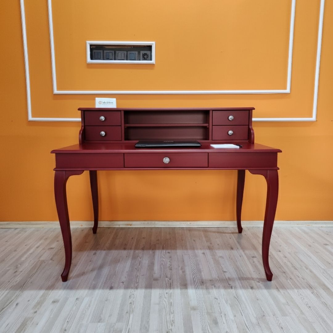 Evim Hizmet 120 Cm Bordo Lükens Çalışma Masası - Görsel 5