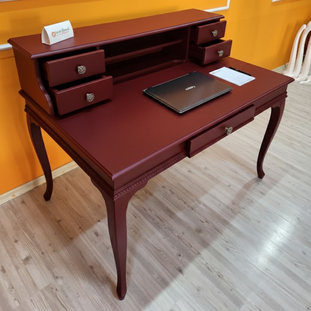 Evim Hizmet 120 Cm Bordo Lükens Çalışma Masası - Görsel 6