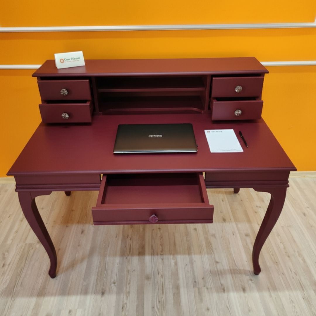 Evim Hizmet 120 Cm Bordo Lükens Çalışma Masası - Görsel 10