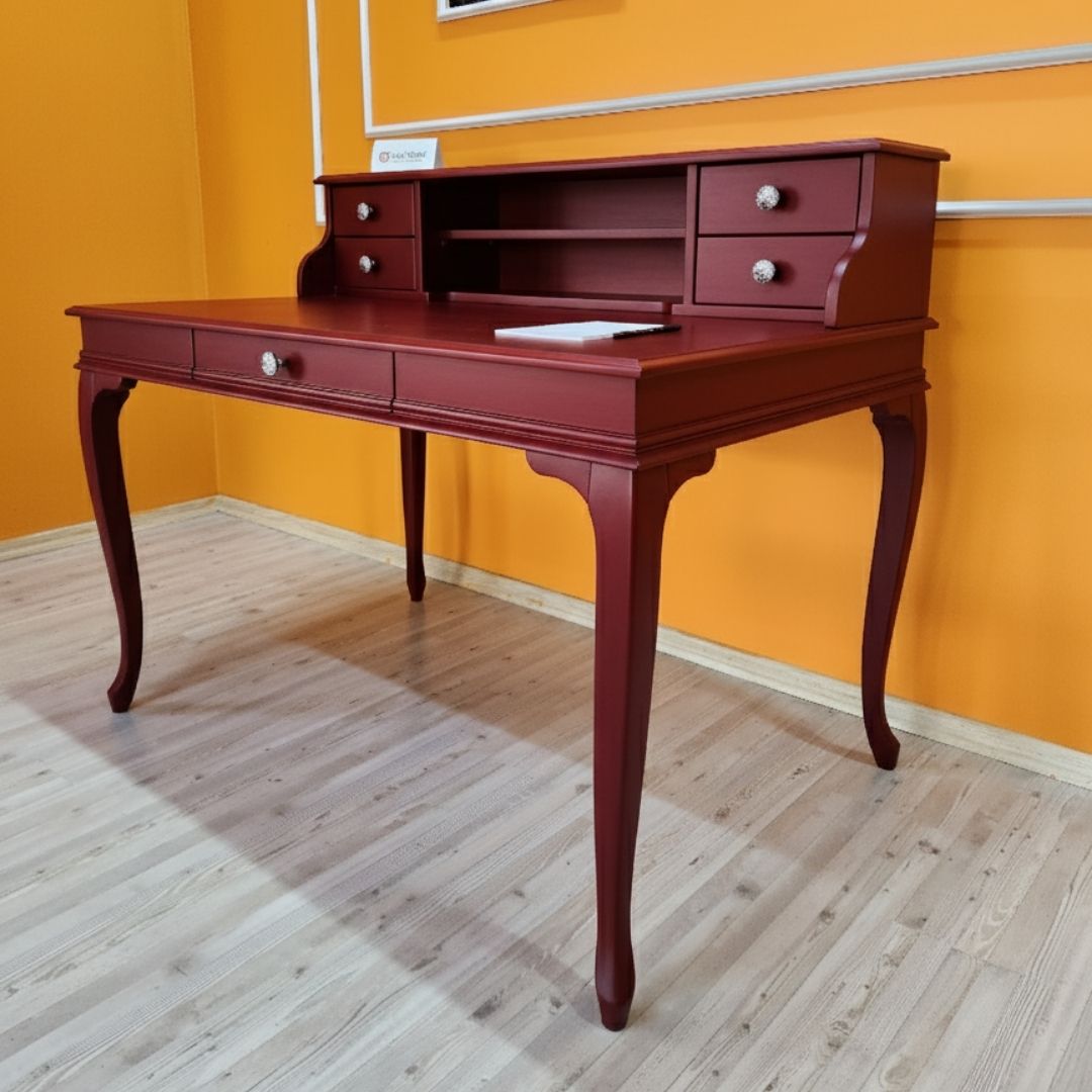 Evim Hizmet 120 Cm Bordo Lükens Çalışma Masası - Görsel 2