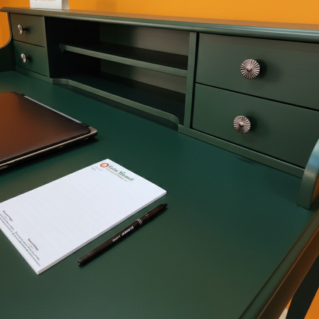 Evim Hizmet 120 Cm Kaktüs Yeşili Lükens Çalışma Masası - Görsel 8