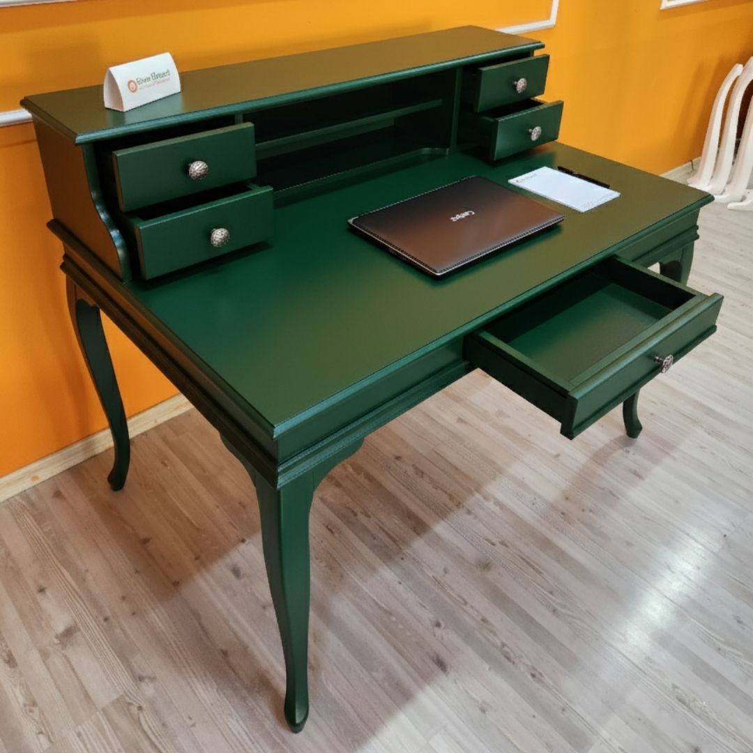 Evim Hizmet 120 Cm Kaktüs Yeşili Lükens Çalışma Masası - Görsel 7