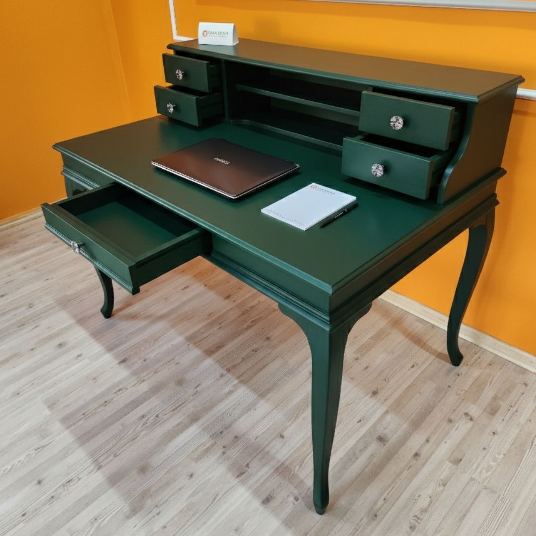 Evim Hizmet 120 Cm Kaktüs Yeşili Lükens Çalışma Masası - Görsel 4