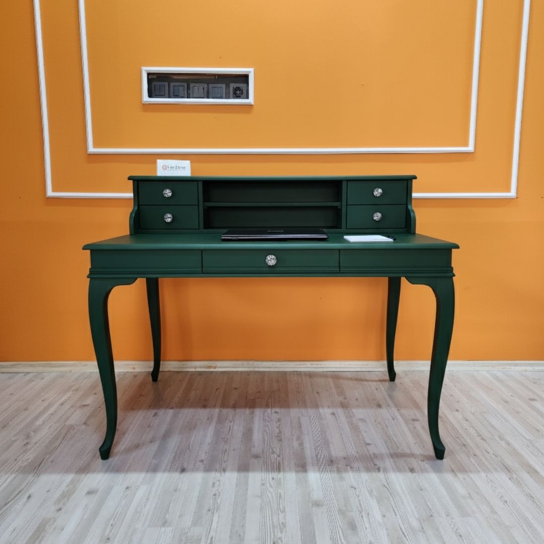 Evim Hizmet 120 Cm Kaktüs Yeşili Lükens Çalışma Masası - Görsel 9