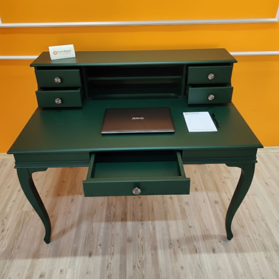 Evim Hizmet 120 Cm Kaktüs Yeşili Lükens Çalışma Masası - Görsel 6