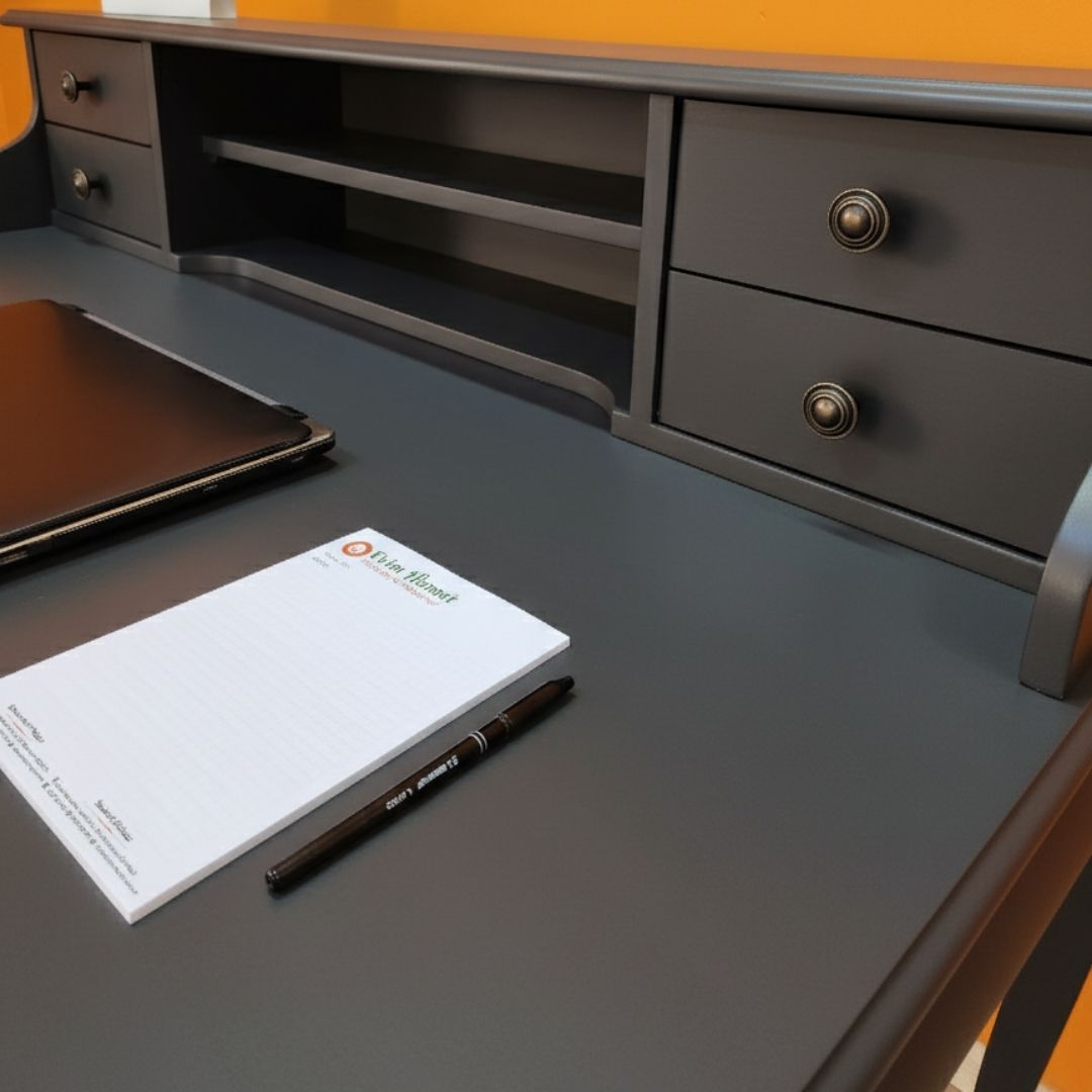 Evim Hizmet 120 Cm Antrasit Lükens Çalışma Masası - Görsel 7