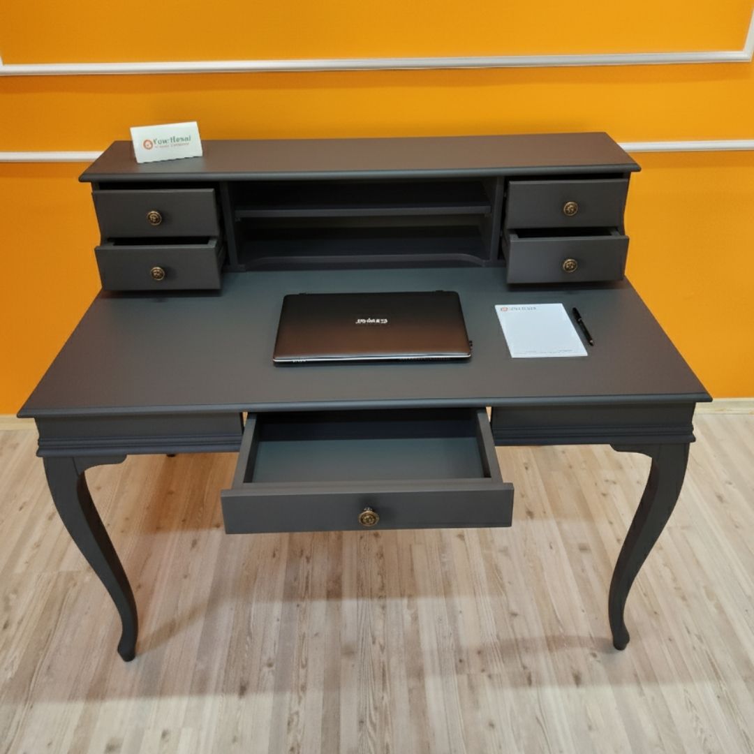 Evim Hizmet 120 Cm Antrasit Lükens Çalışma Masası - Görsel 6