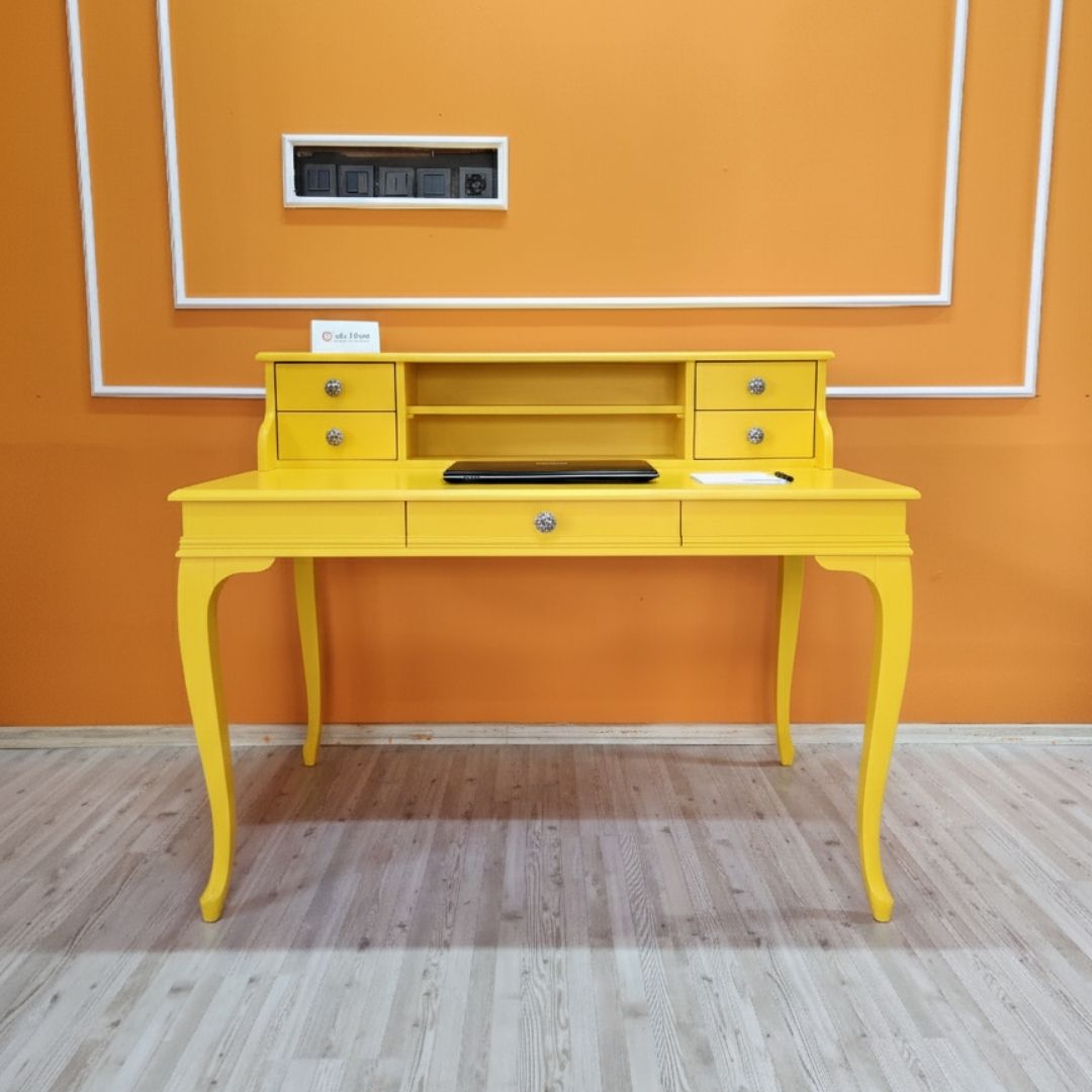 Evim Hizmet 120 Cm Signal Sarı Lükens Çalışma Masası - Görsel 3