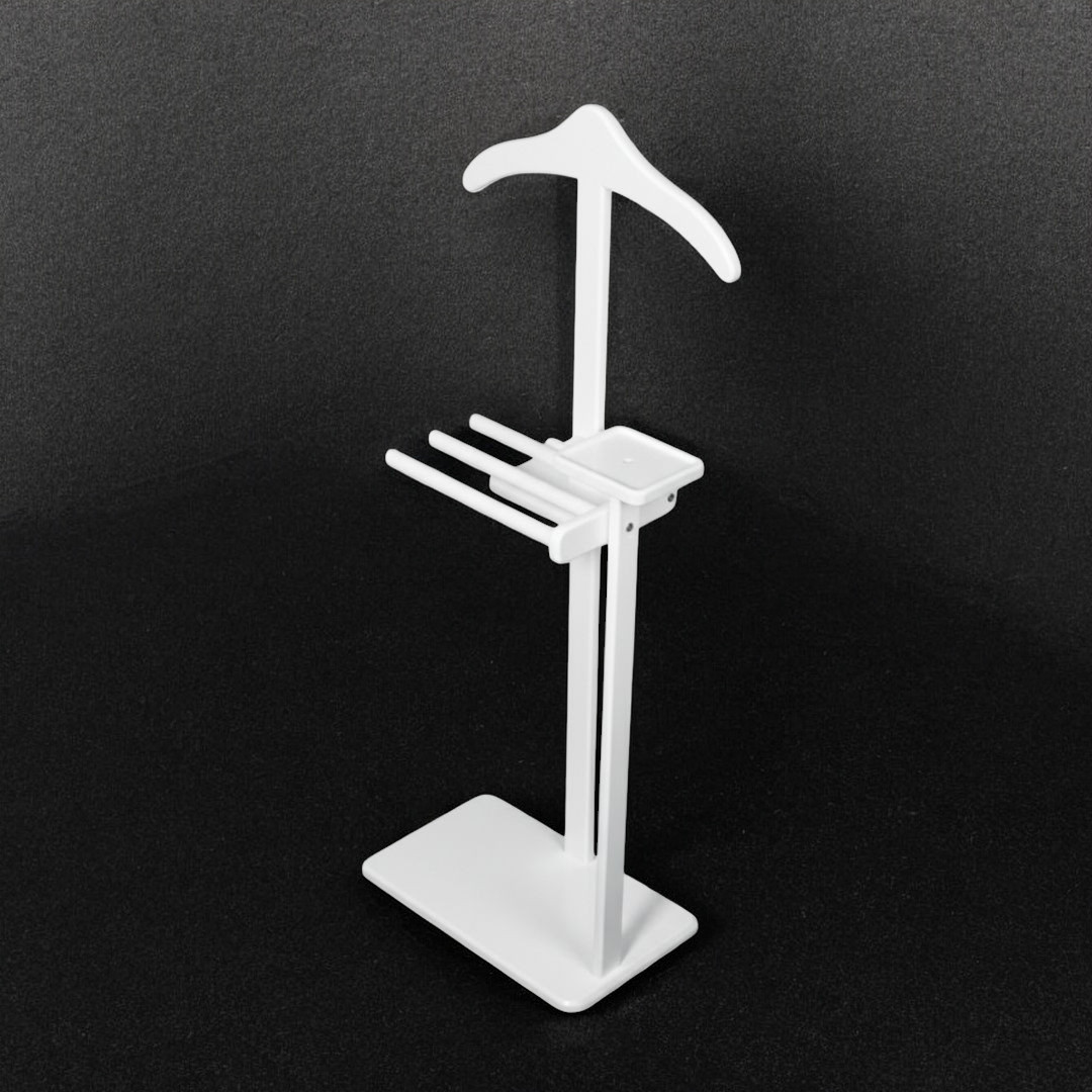 Evim Hizmet Masif Beyaz Şura Askılık - Görsel 5