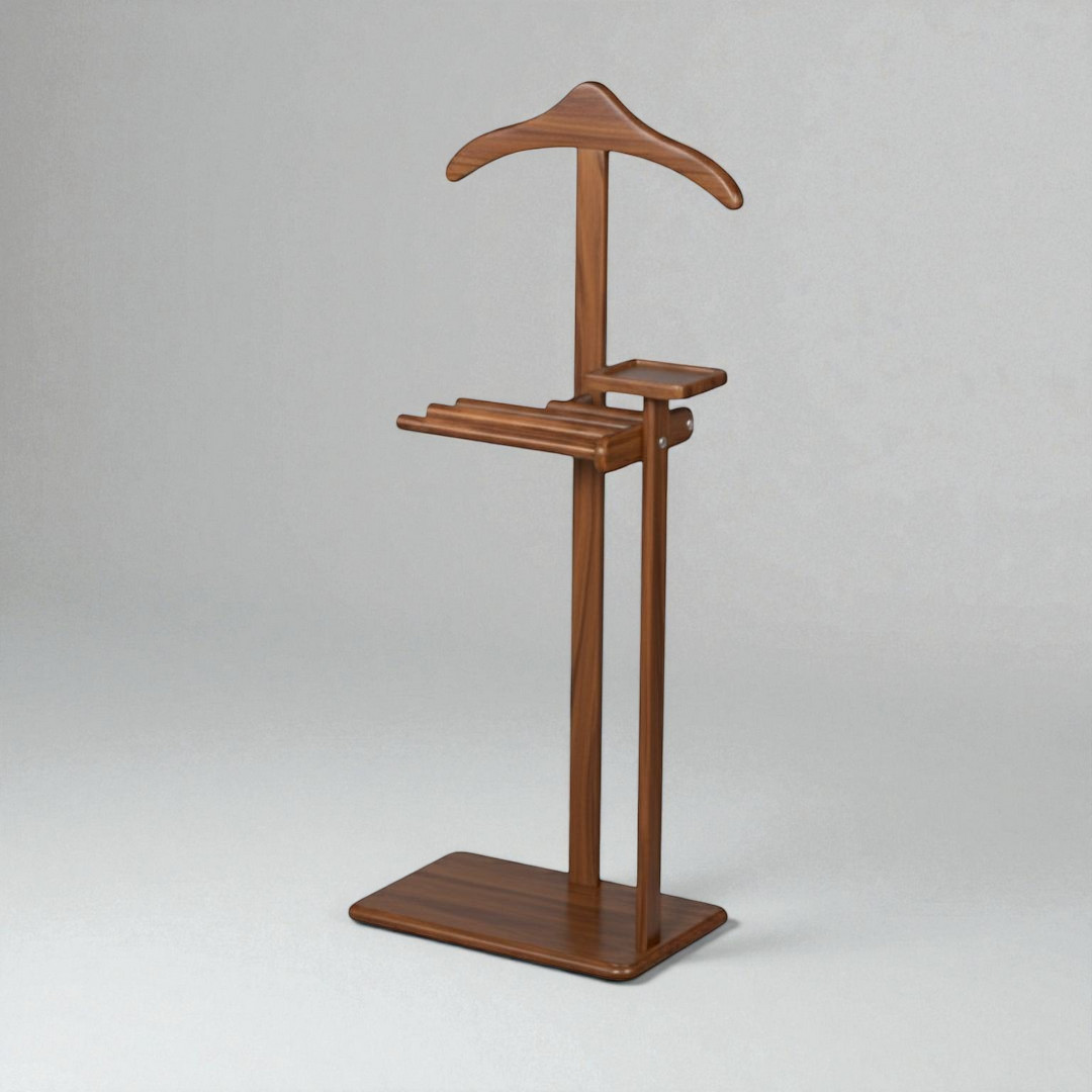 Evim Hizmet Masif Ceviz Şura Askılık - Görsel 4