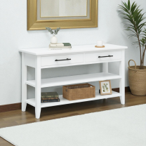Evim Hizmet 120 Cm Beyaz Nostal Dresuar