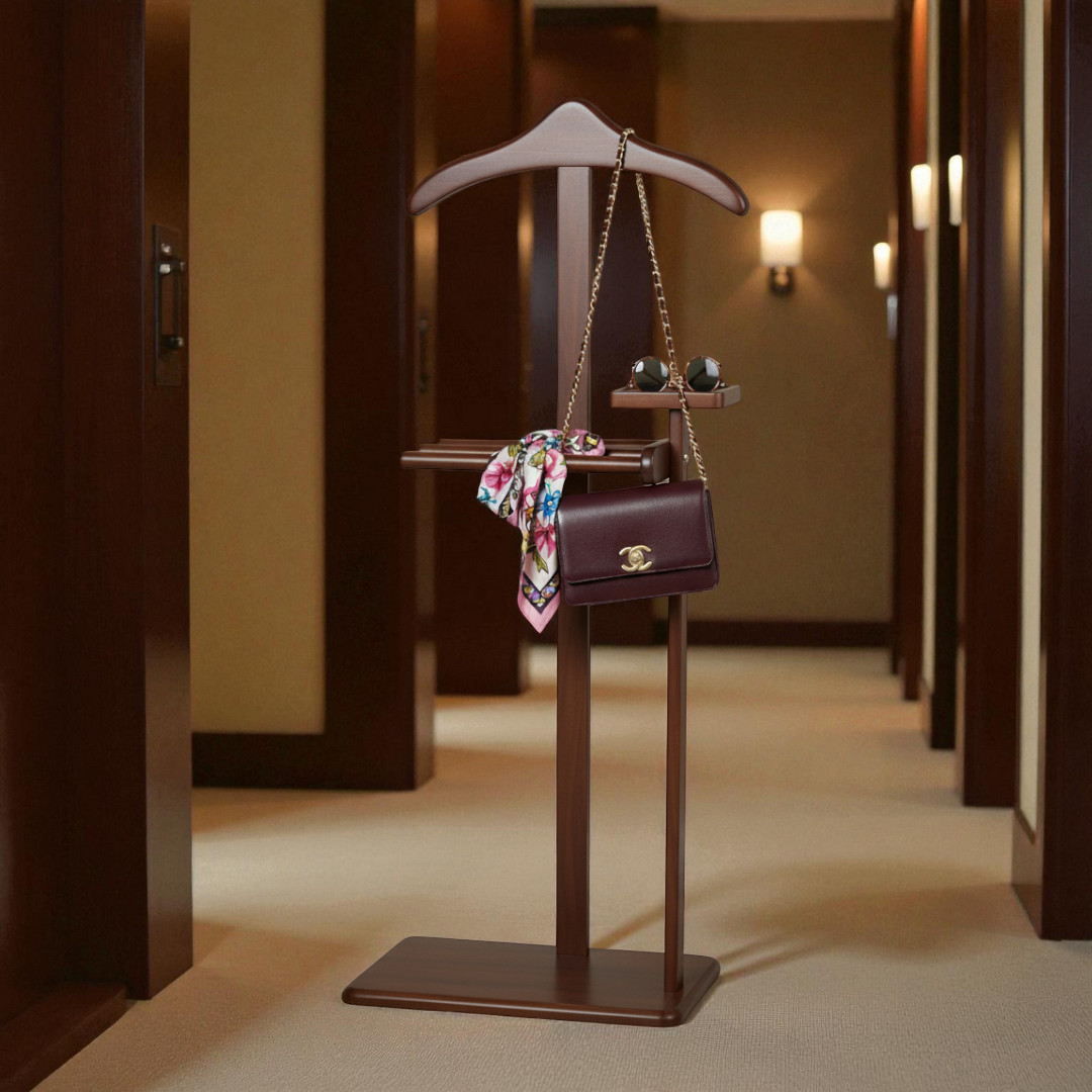 Evim Hizmet Masif Ceviz Şura Askılık - Görsel 2