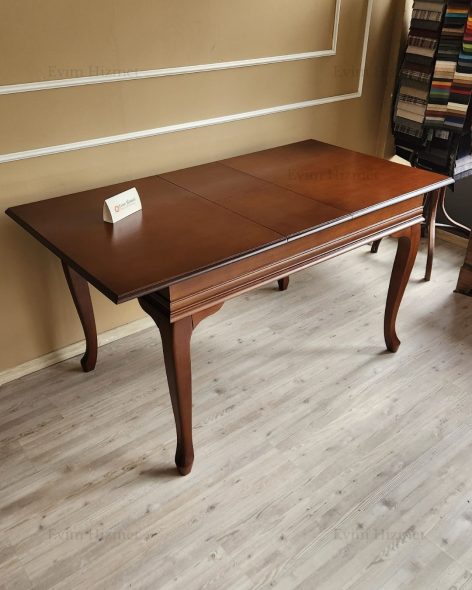 Evim Hizmet Ceviz Açılır 120 Cm Lükens Yemek Masası - Görsel 9