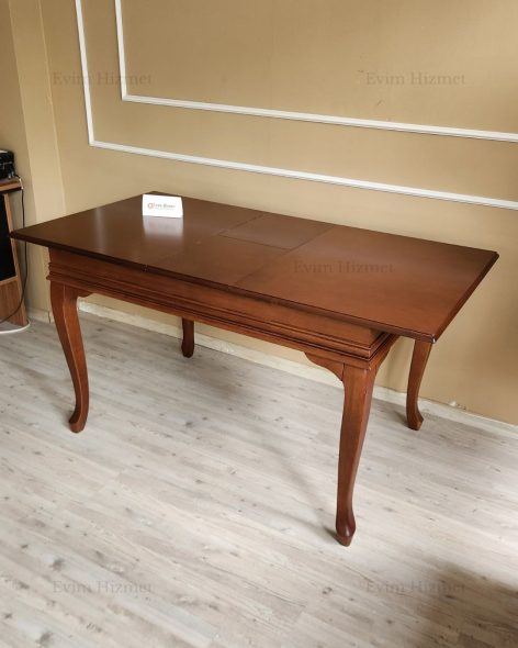Evim Hizmet Ceviz Açılır 120 Cm Lükens Yemek Masası - Görsel 8