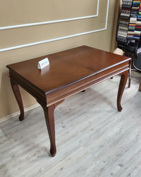 Evim Hizmet Ceviz Açılır 120 Cm Lükens Yemek Masası