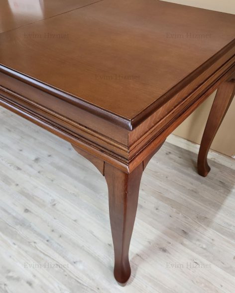 Evim Hizmet Ceviz Açılır 120 Cm Lükens Yemek Masası - Görsel 14
