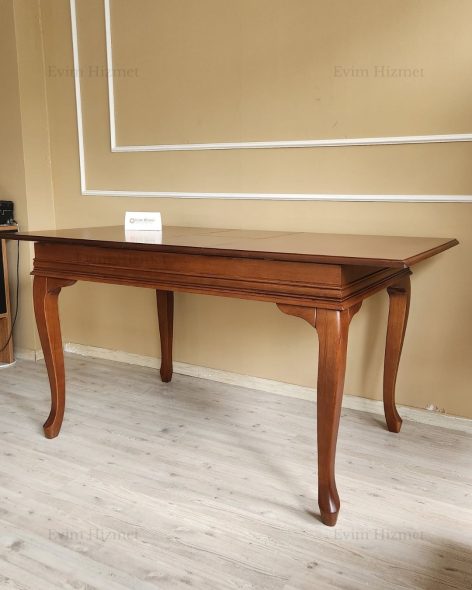 Evim Hizmet Ceviz Açılır 120 Cm Lükens Yemek Masası - Görsel 11