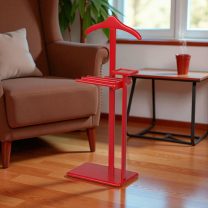 Evim Hizmet Masif Kırmızı Şura Askılık