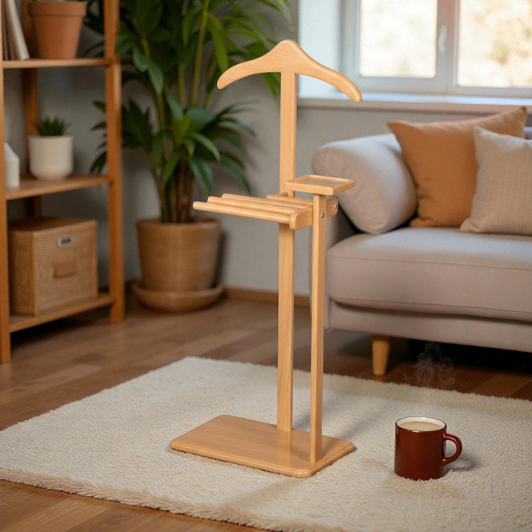 Evim Hizmet Masif Natural Şura Askılık - Görsel 2