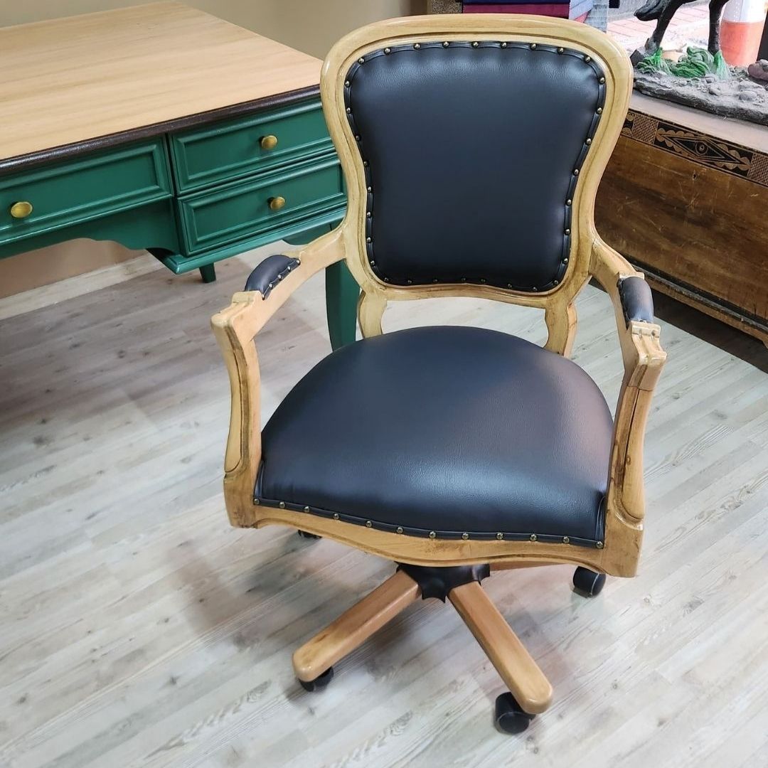 Evim Hizmet 140 Cm Natural Tablalı Kaktüs Yeşili Ofis Takımı - Görsel 6