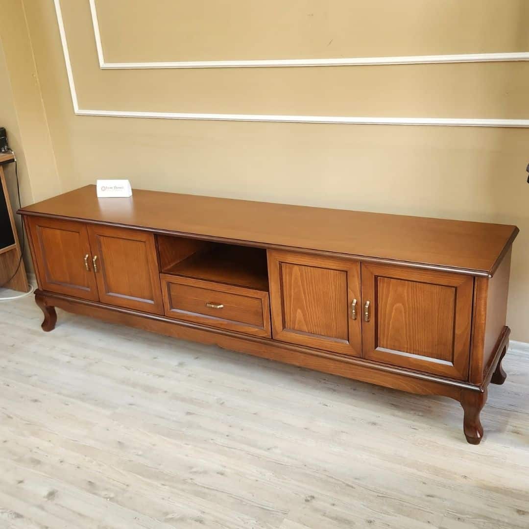 Evim Hizmet 200 Cm Ceviz Lükens Tv Sehpası - Görsel 2