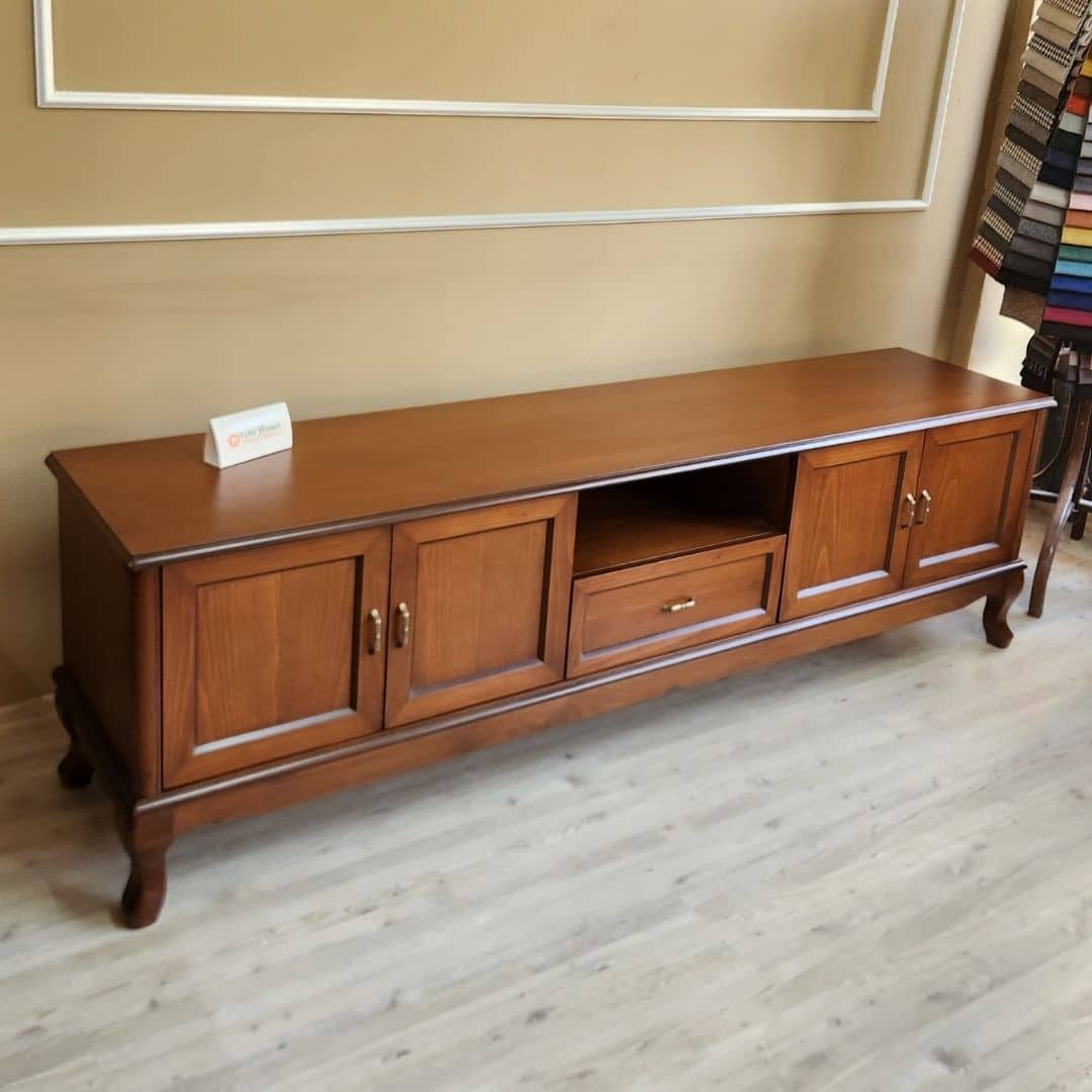 Evim Hizmet 200 Cm Ceviz Lükens Tv Sehpası - Görsel 3