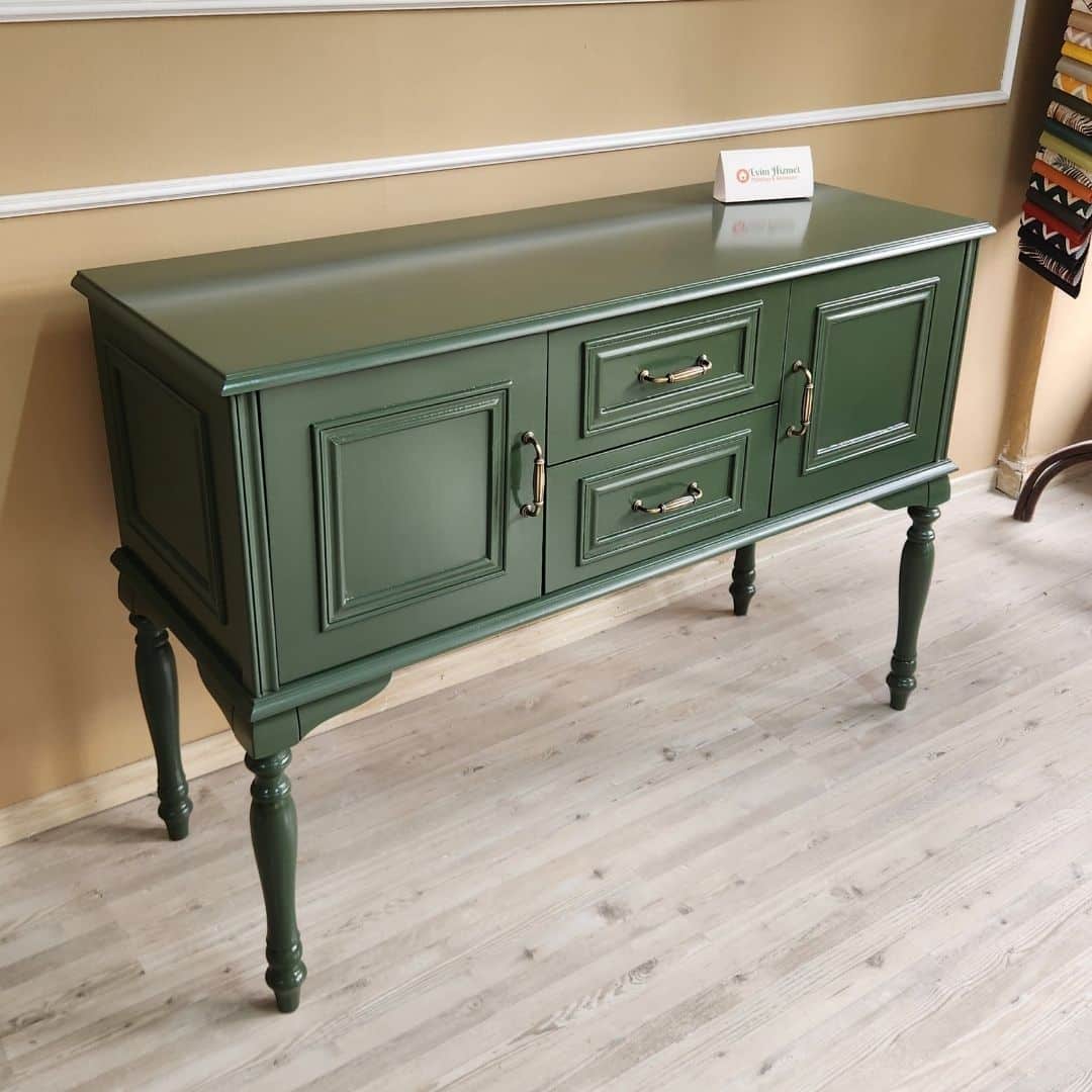 Evim Hizmet Tornalı Kaktüs Yeşili Belora Konsol - Görsel 3