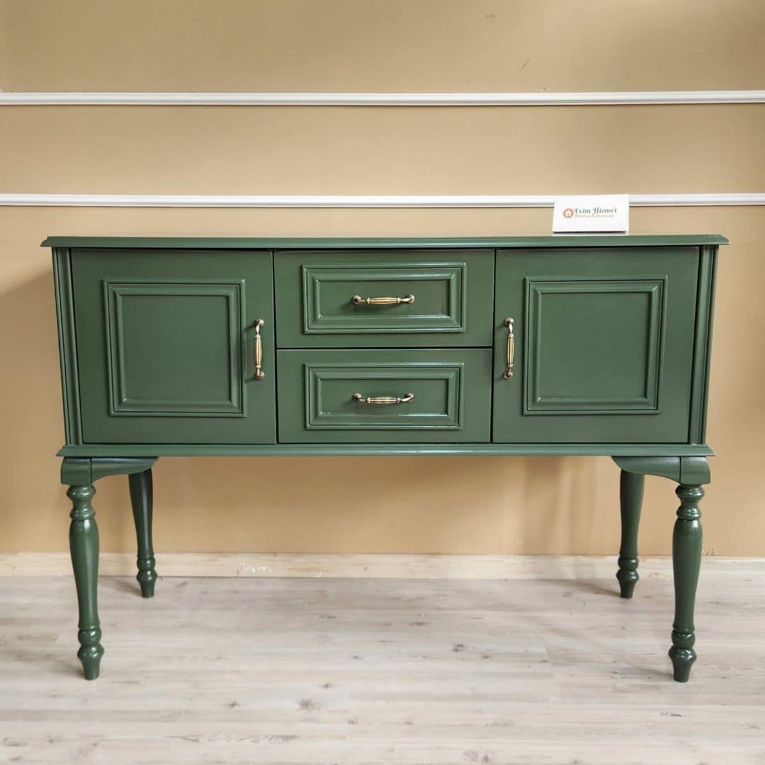 Evim Hizmet Tornalı Kaktüs Yeşili Belora Konsol - Görsel 2