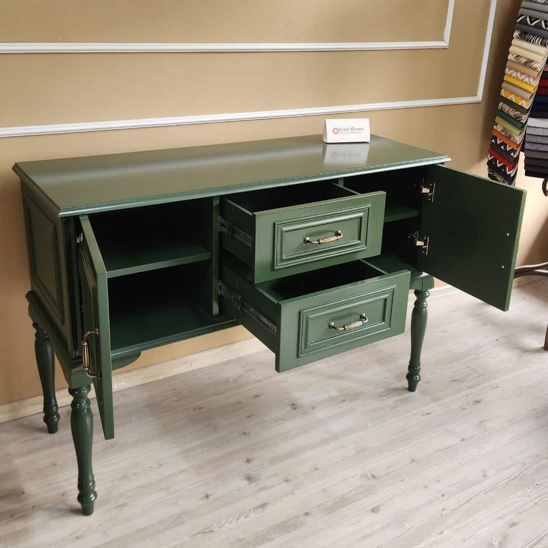 Evim Hizmet Tornalı Kaktüs Yeşili Belora Konsol - Görsel 6