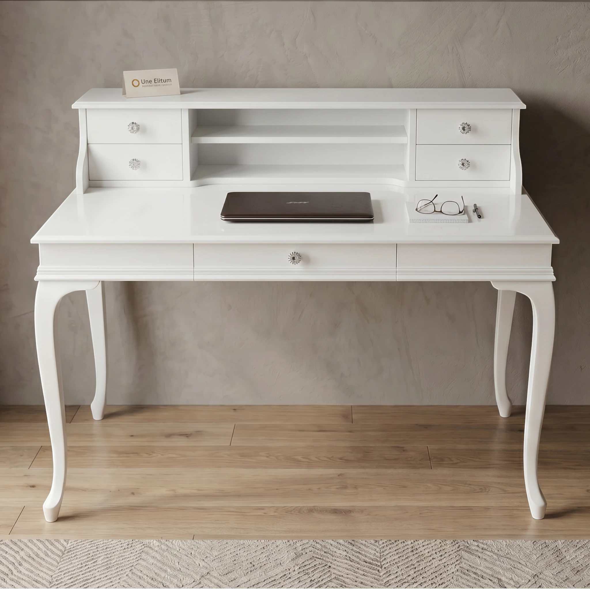 Evim Hizmet 110 Cm Beyaz Lükens Çalışma Masası