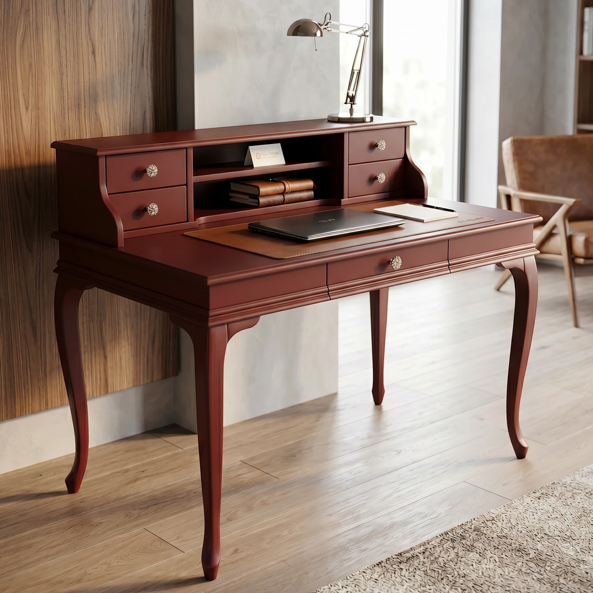 Evim Hizmet 110 Cm Bordo Lükens Çalışma Masası